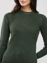 LivSoft Rib Knit Sweater - Olive