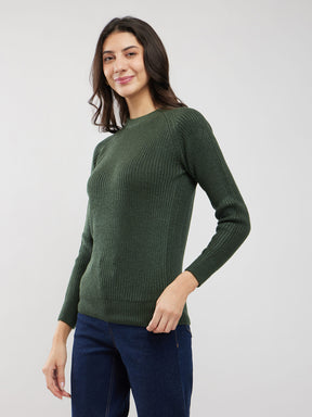 LivSoft Rib Knit Sweater - Olive