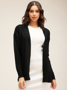 LivSoft Knitted Shrug - Black