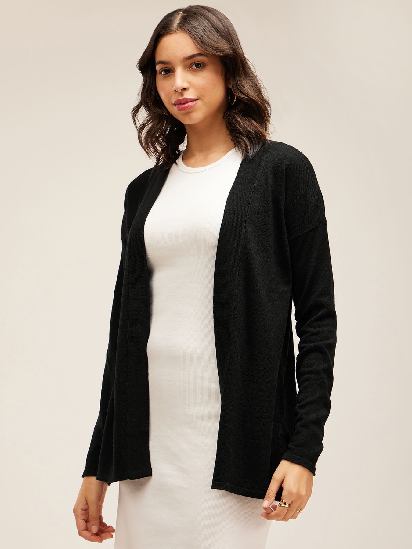 LivSoft Knitted Shrug - Black