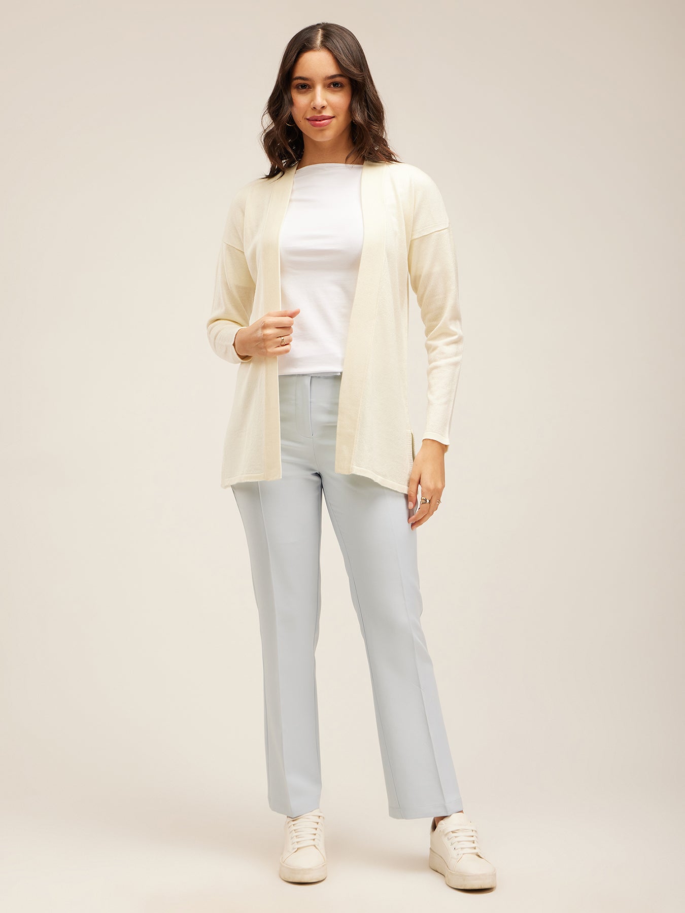 LivSoft Knitted Shrug - Off-White