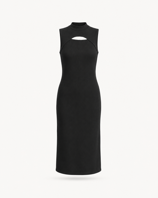LivIn Cutout Detail Dress - Black