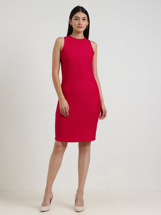 Bodycon Dress - Fuchsia