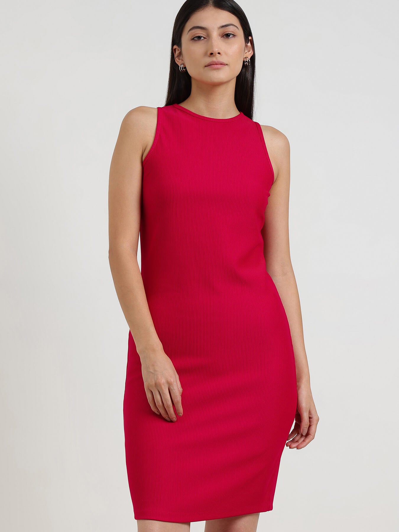 Bodycon Dress - Fuchsia