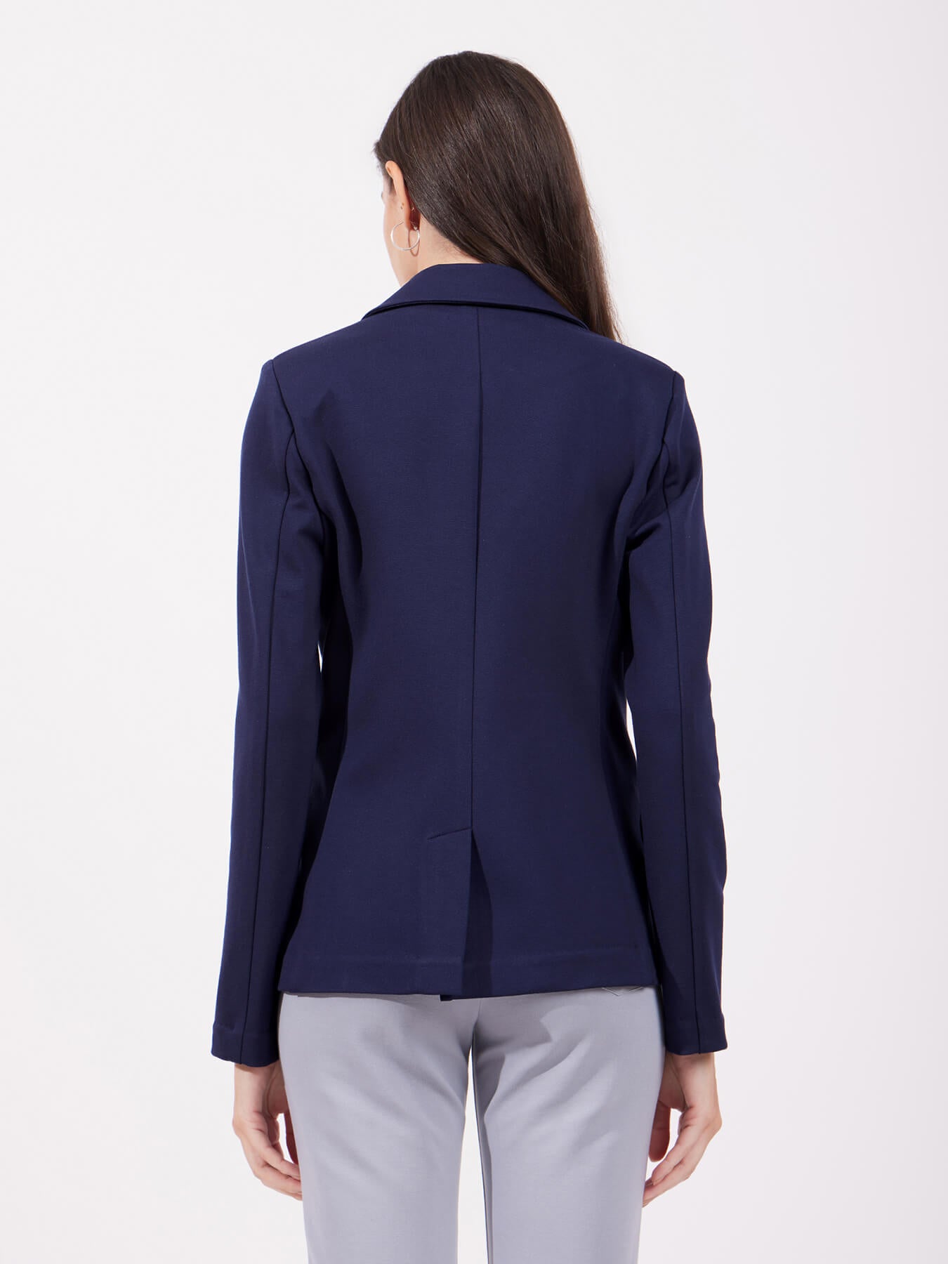 LivIn Double Breasted Blazer - Navy Blue