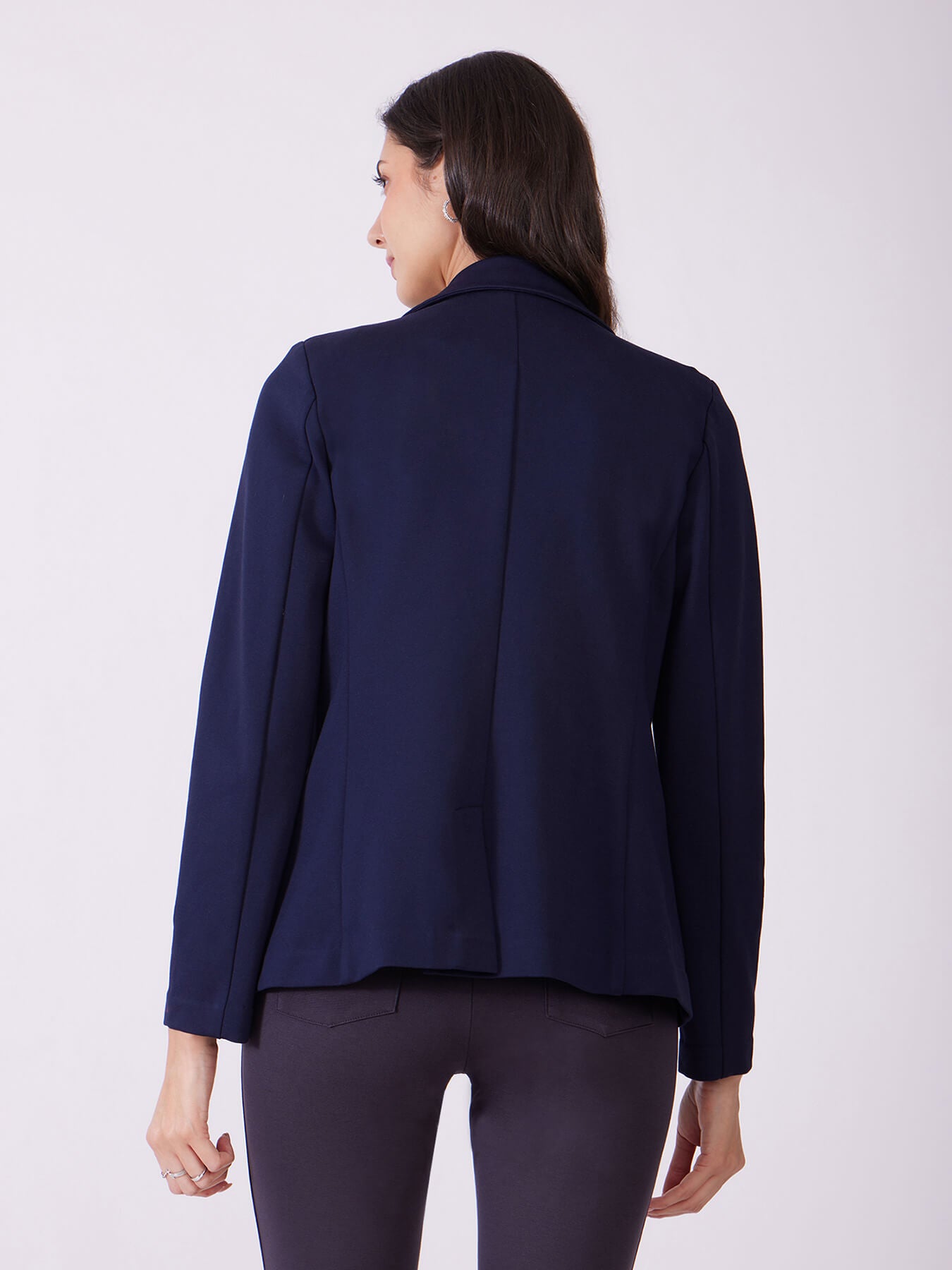 LivIn Double Breasted Blazer - Navy Blue