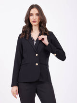 LivIn Single Breasted Blazer - Black