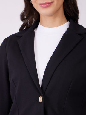 LivIn Single Breasted Blazer - Black