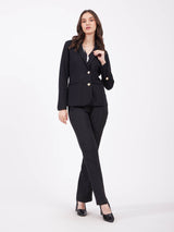 LivIn Single Breasted Blazer - Black