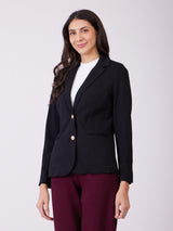 LivIn Single Breasted Blazer - Black