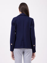 LivIn Single Breasted Blazer - Navy Blue