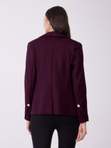 LivIn Single Breasted Blazer - Maroon