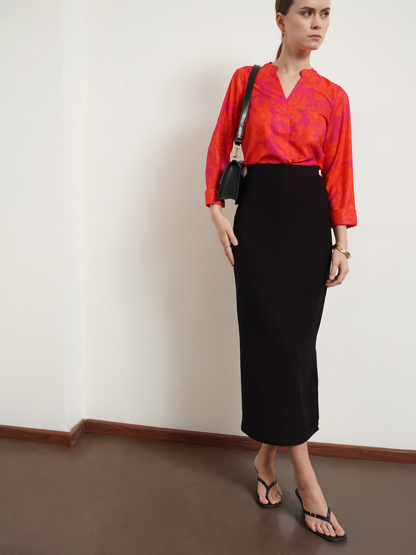 LivIn Midi Skirt - Black