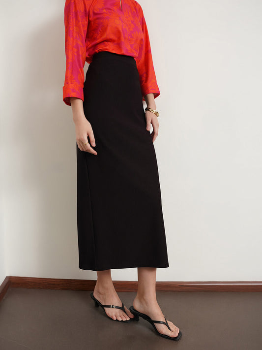 LivIn Midi Skirt - Black