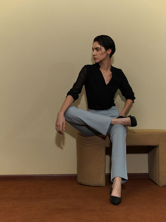 LivIn Bootcut Pants - Grey