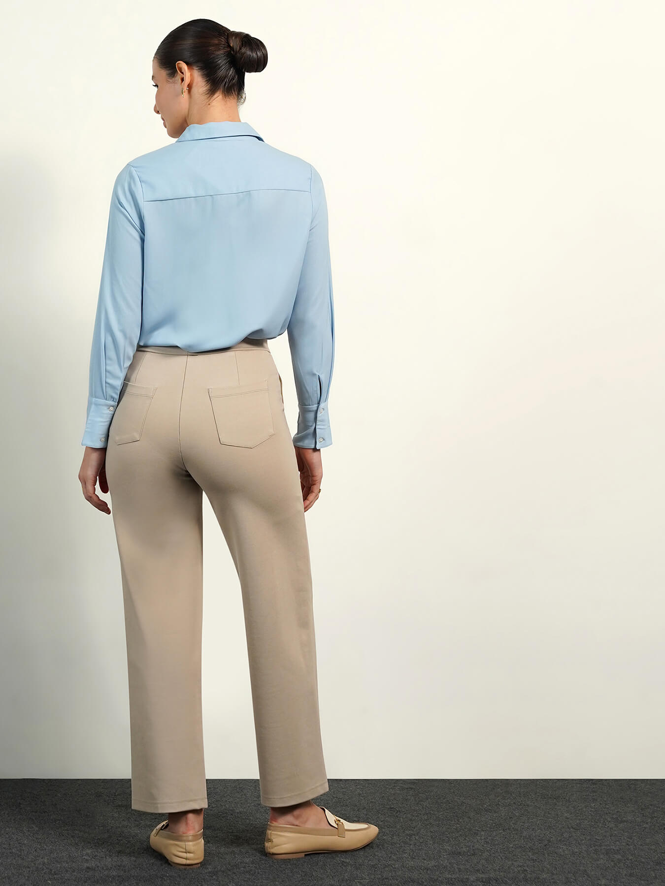 Livin Wide Leg Pants - Ecru