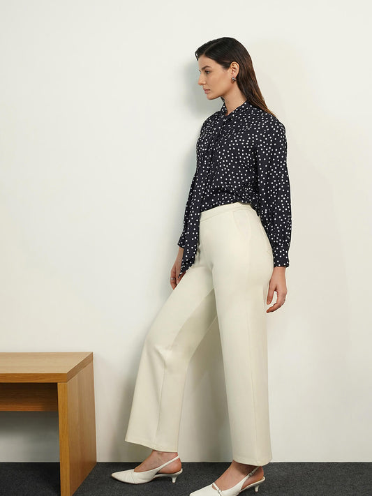 Livin Wide Leg Pants - Off White