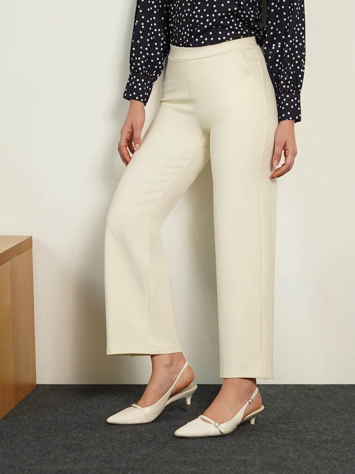 Livin Wide Leg Pants - Off White