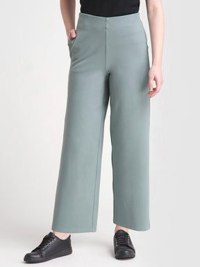 LivIn Wide Leg Pants - Sap Green