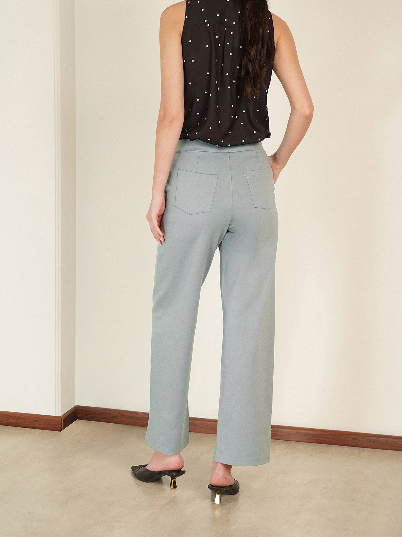 LivIn Wide Leg Pants - Grey