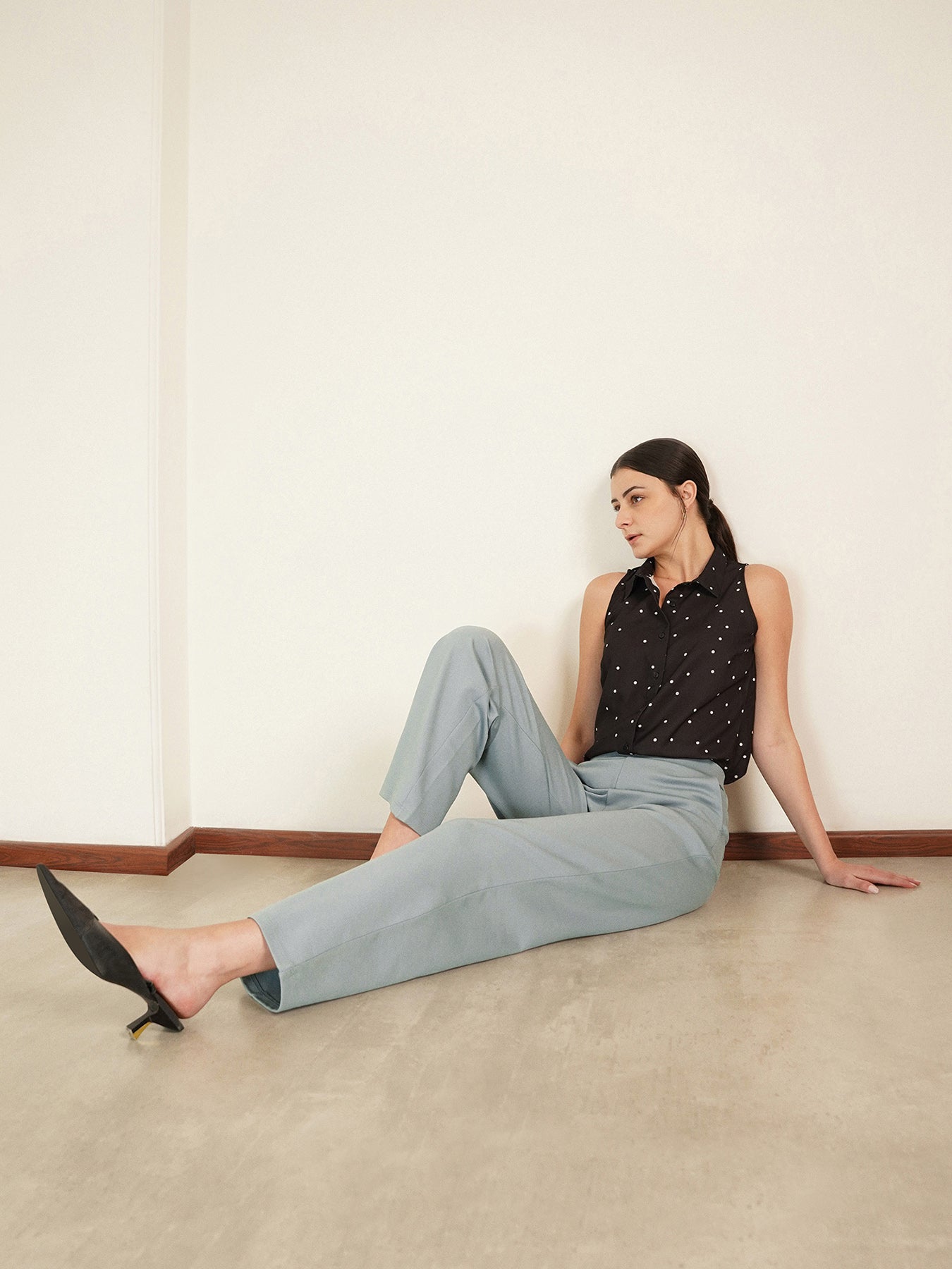 LivIn Wide Leg Pants - Grey