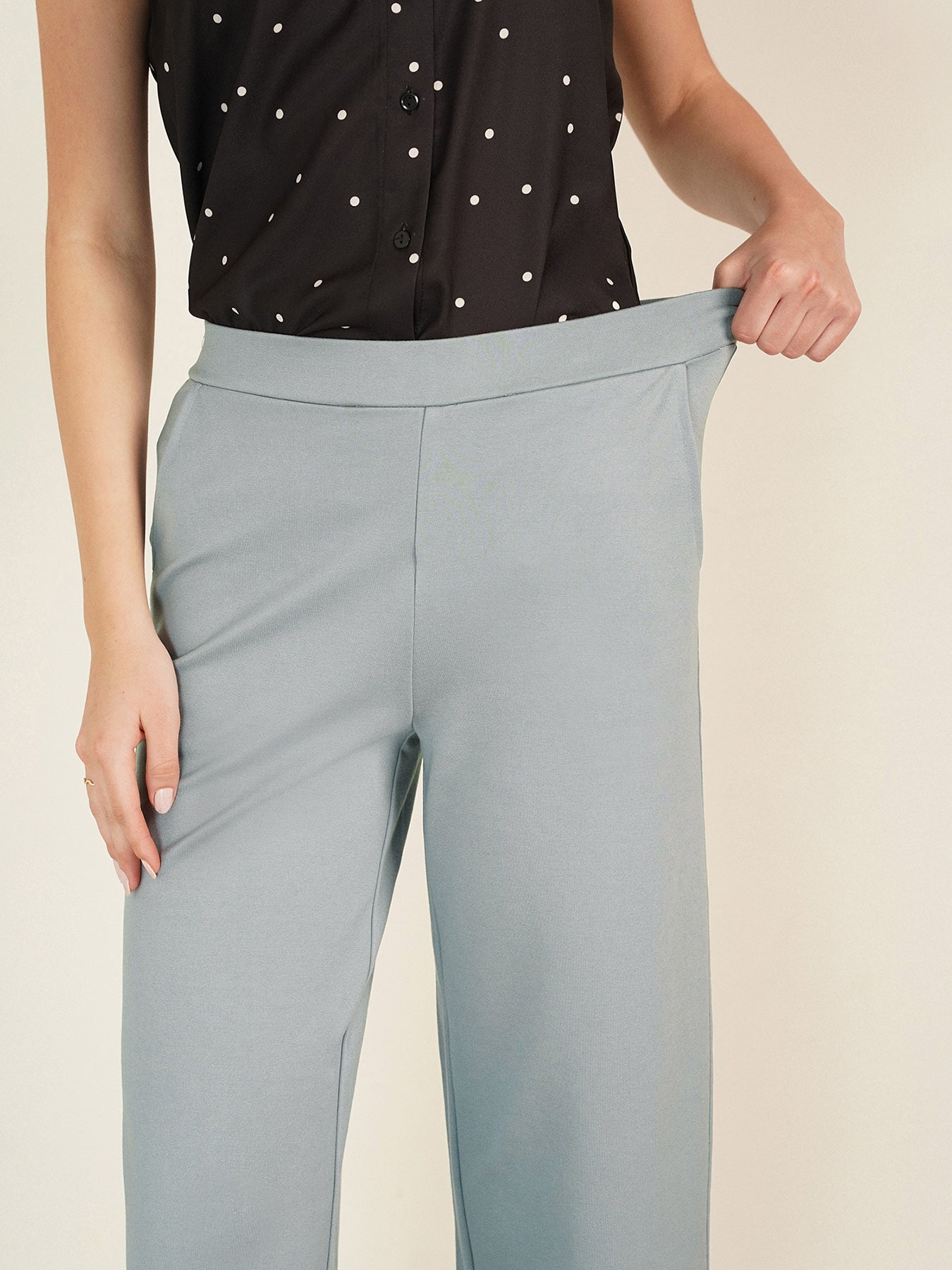 LivIn Wide Leg Pants - Grey