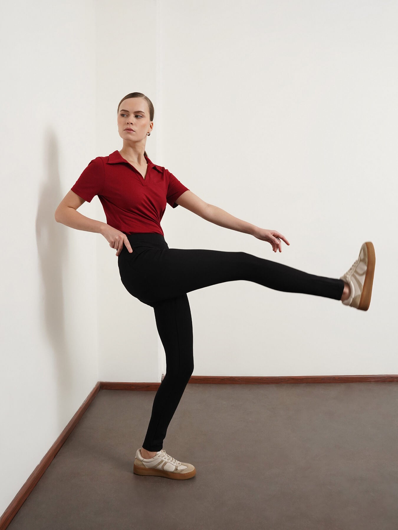 LivIn Air Bootcut Pants - Black