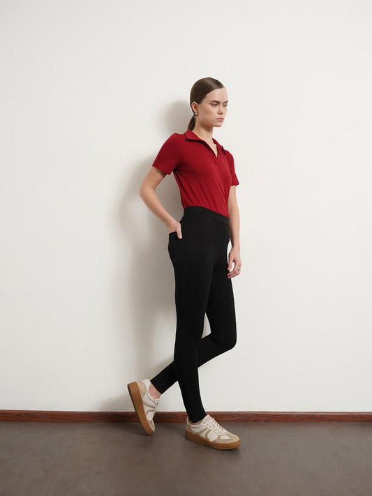 LivIn Air Bootcut Pants - Black