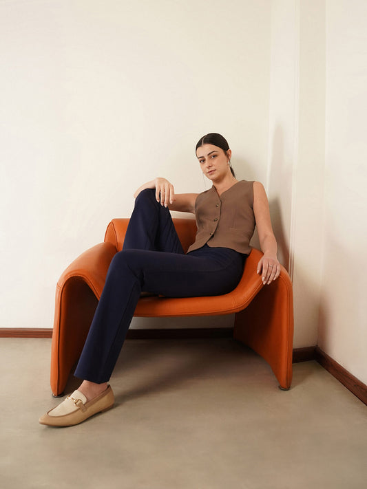 LivIn Air Bootcut Pants - Navy