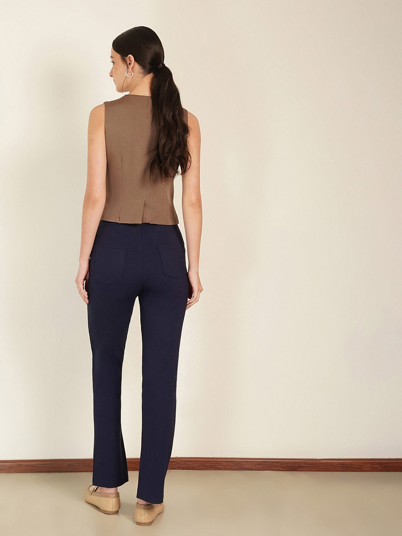 LivIn Air Bootcut Pants - Navy