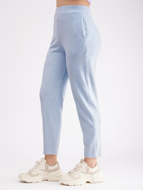 Fleece Trackpants - Light Blue