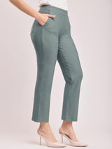 LivIn Striped Bootcut Pants - Sap Green