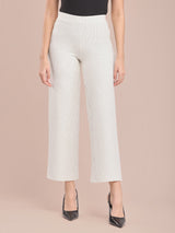 LivIn Striped Wide Leg Pants - Off White