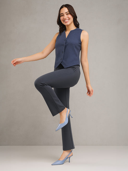 LivIn Bootcut Pants - Dark Grey