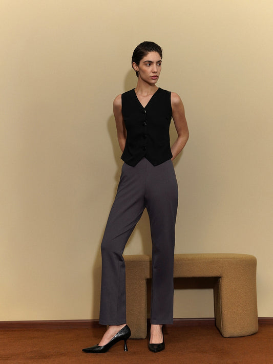 LivIn Bootcut Pants - Dark Grey