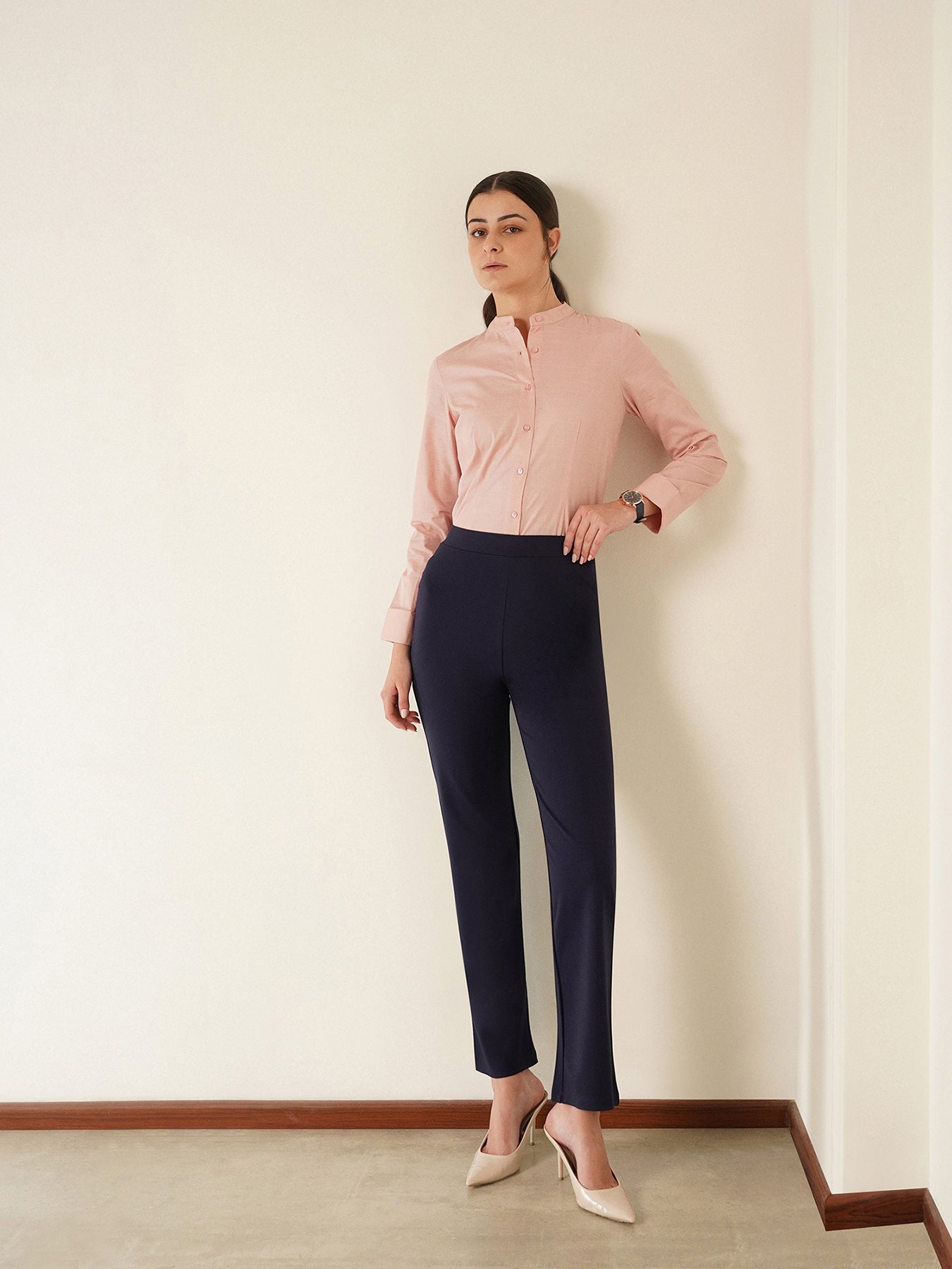 LivIn Bootcut Pants - Navy