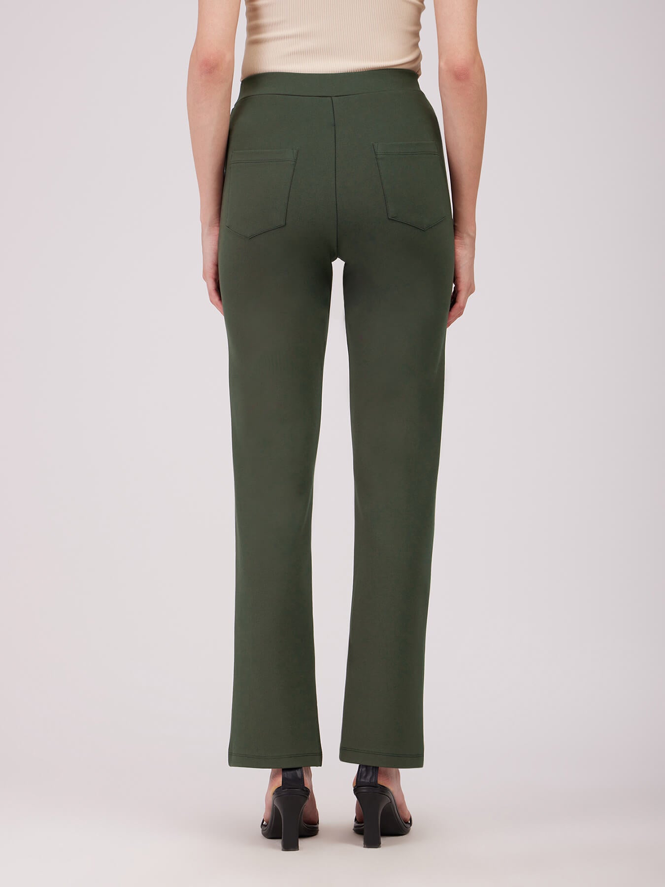 LivIn Bootcut Pants - Olive