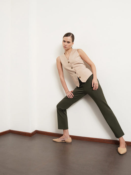 LivIn Bootcut Pants - Olive