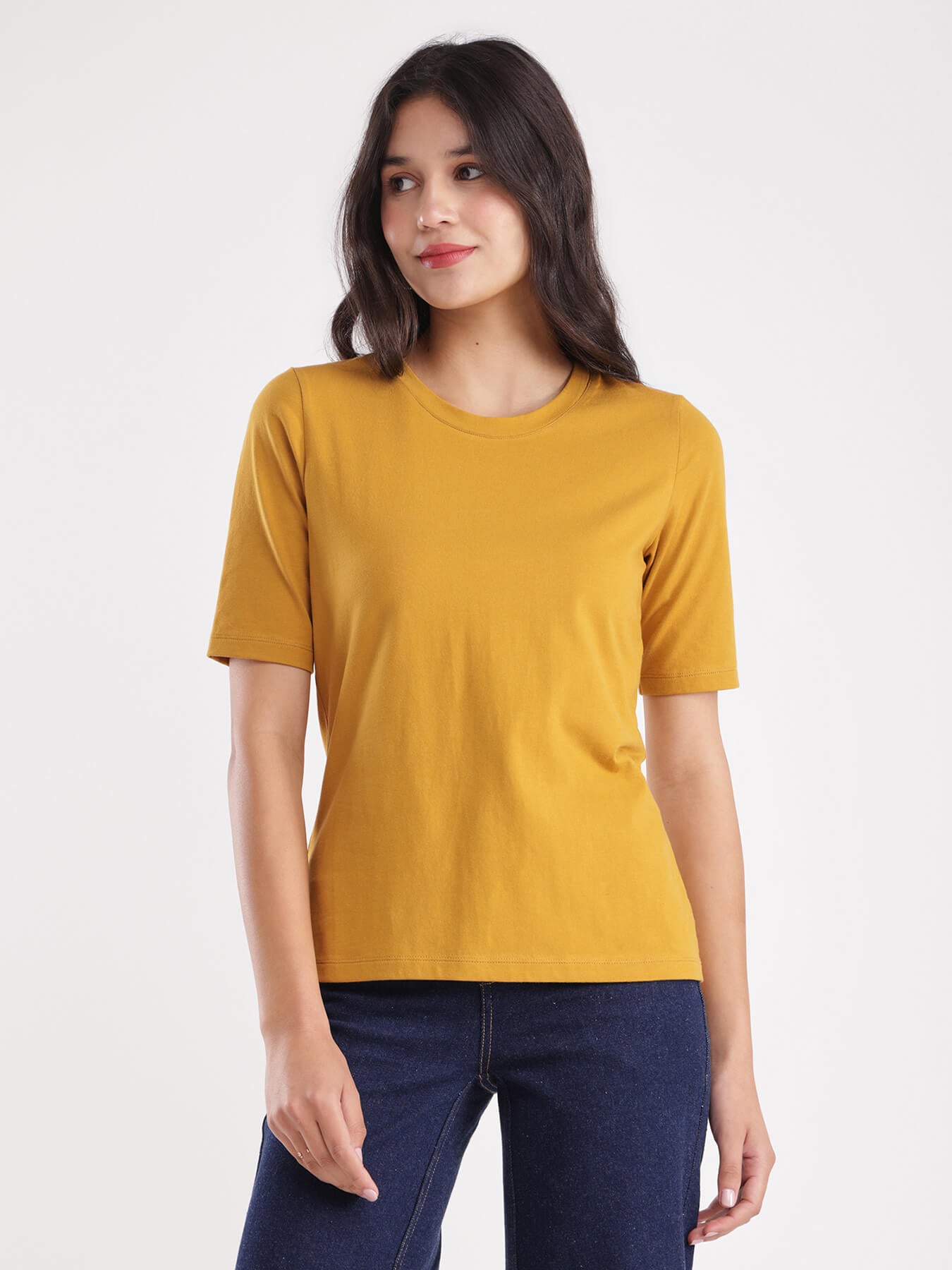LivSoft Cotton T-Shirt - Mustard