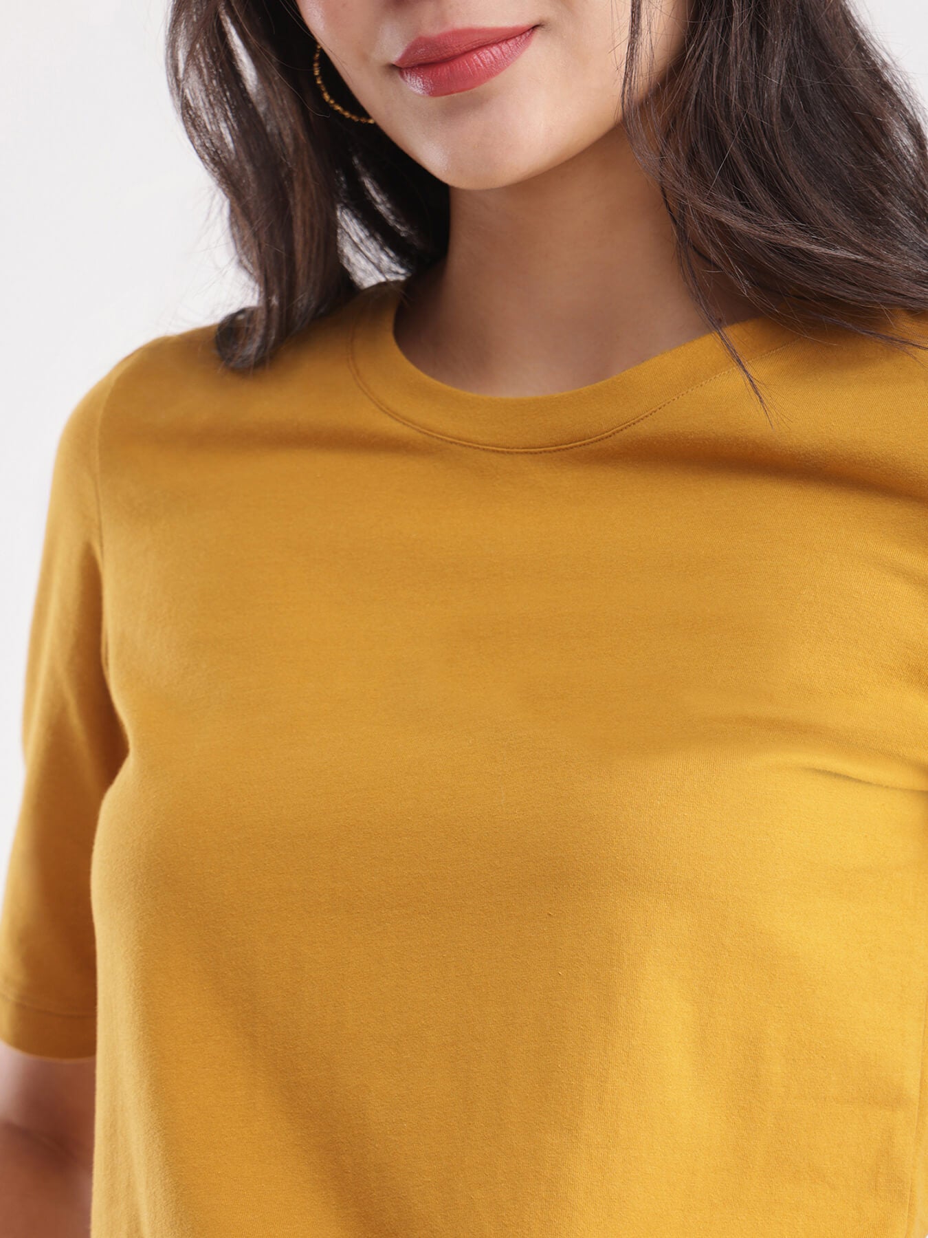 LivSoft Cotton T-Shirt - Mustard