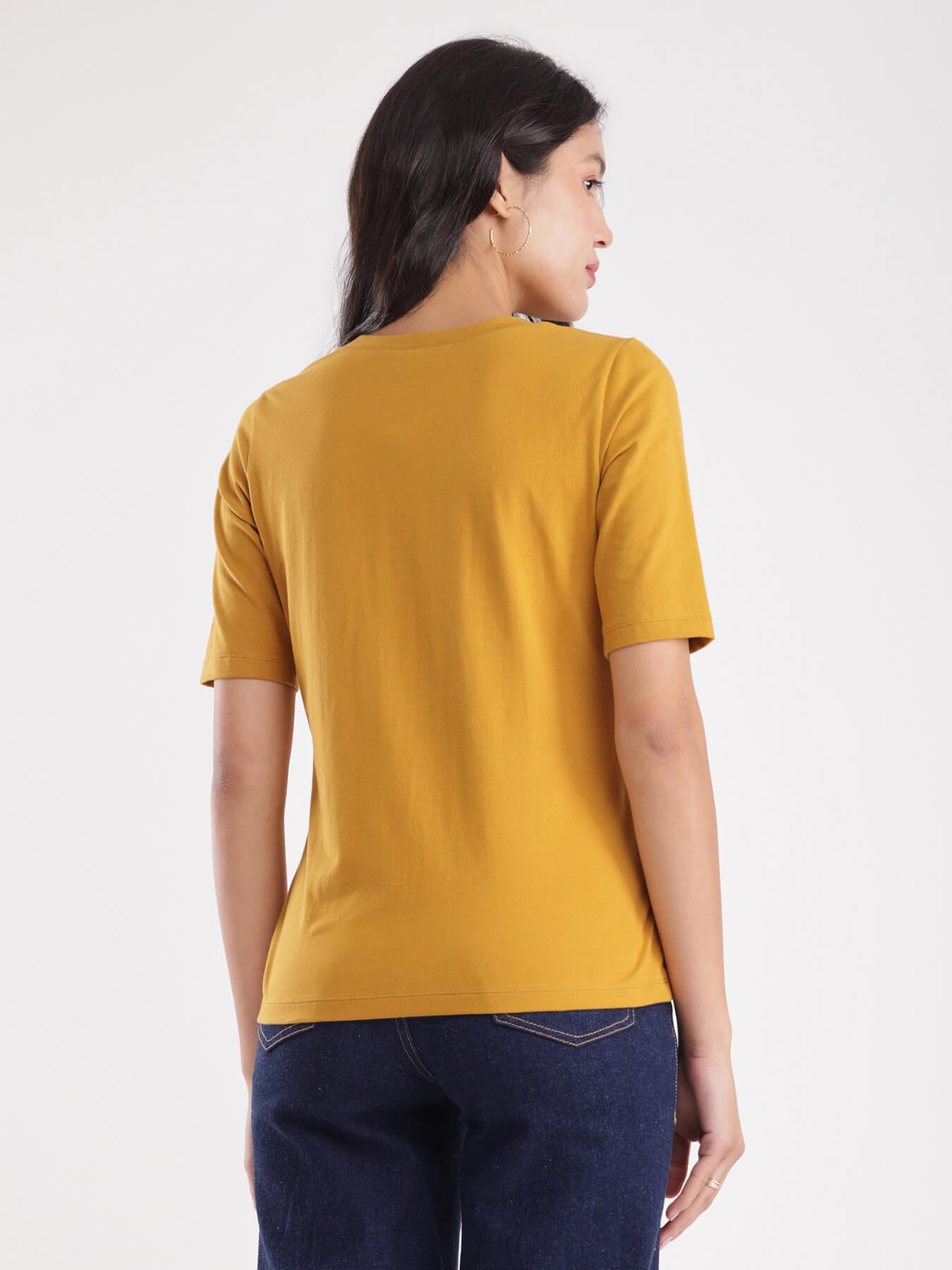 LivSoft Cotton T-Shirt - Mustard