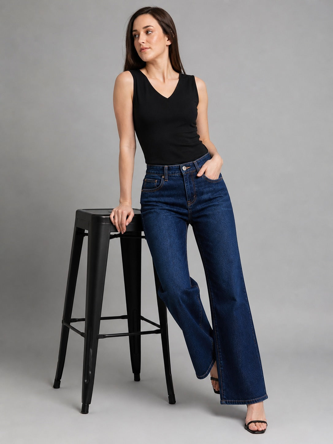 Cotton LivIn Camisole - Black