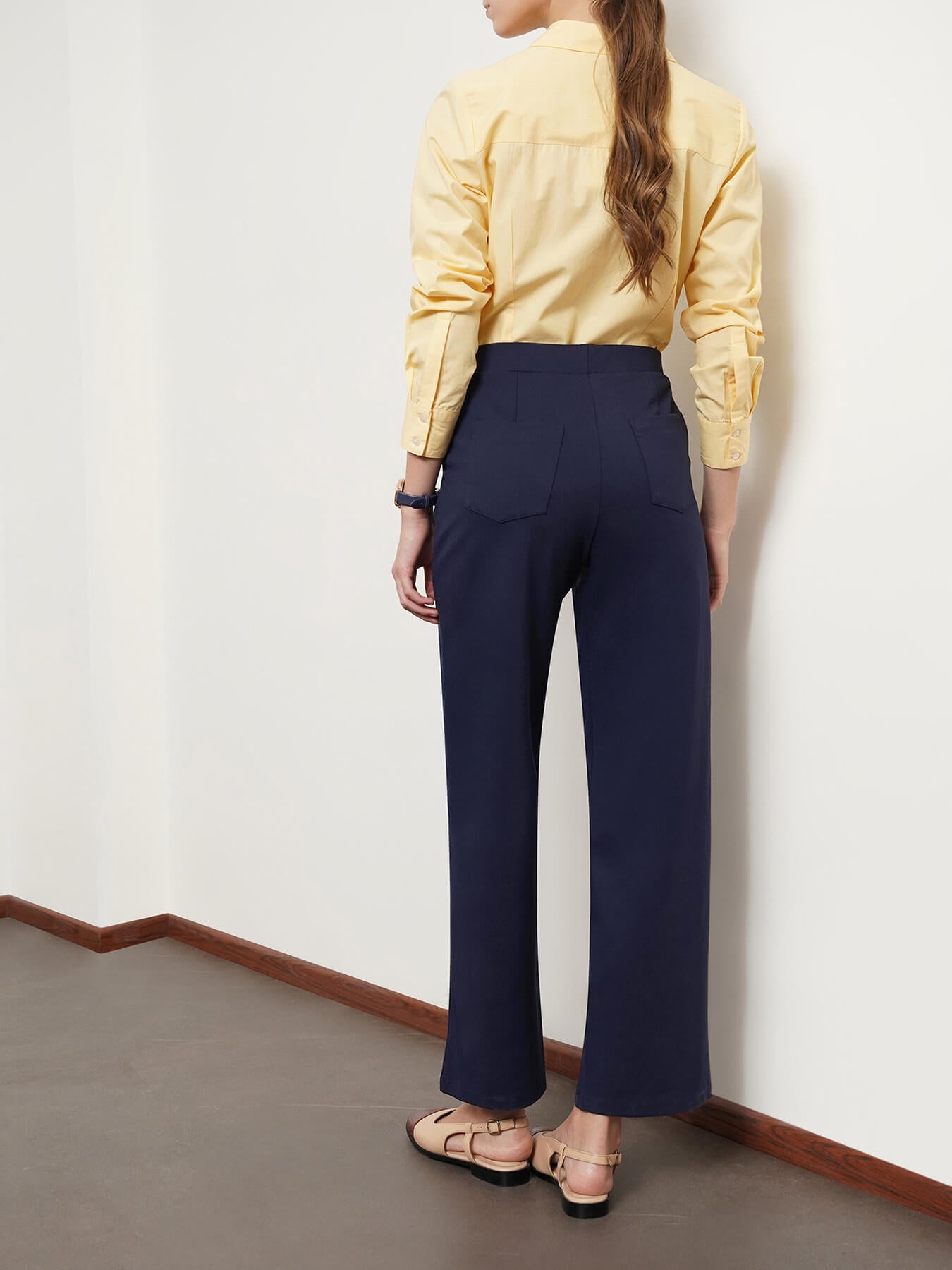 LivIn Air Wide Leg Pants - Navy