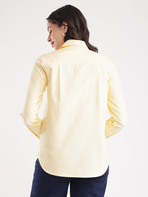 Premium Cotton Shirt - Yellow