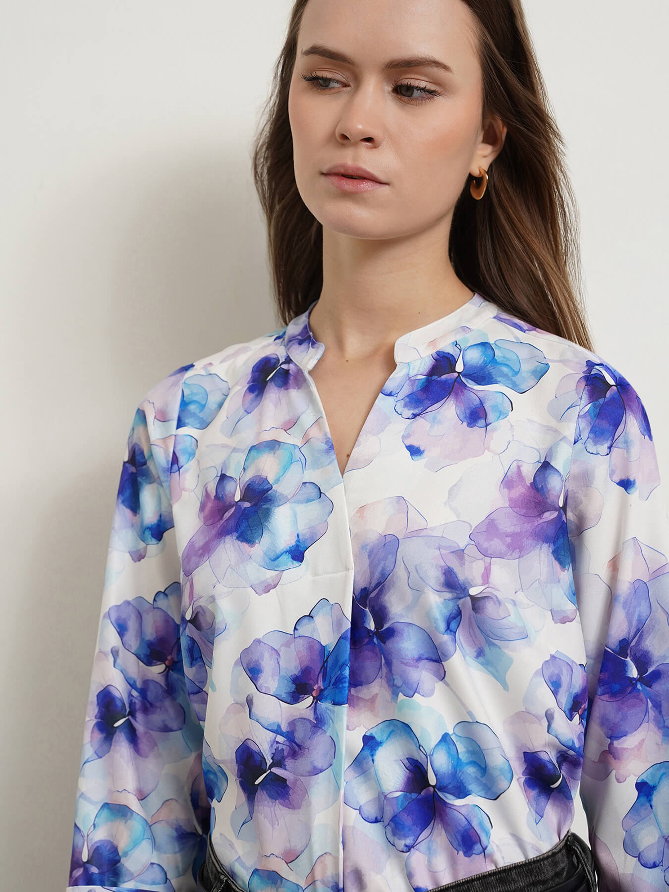 Floral Top - Blue
