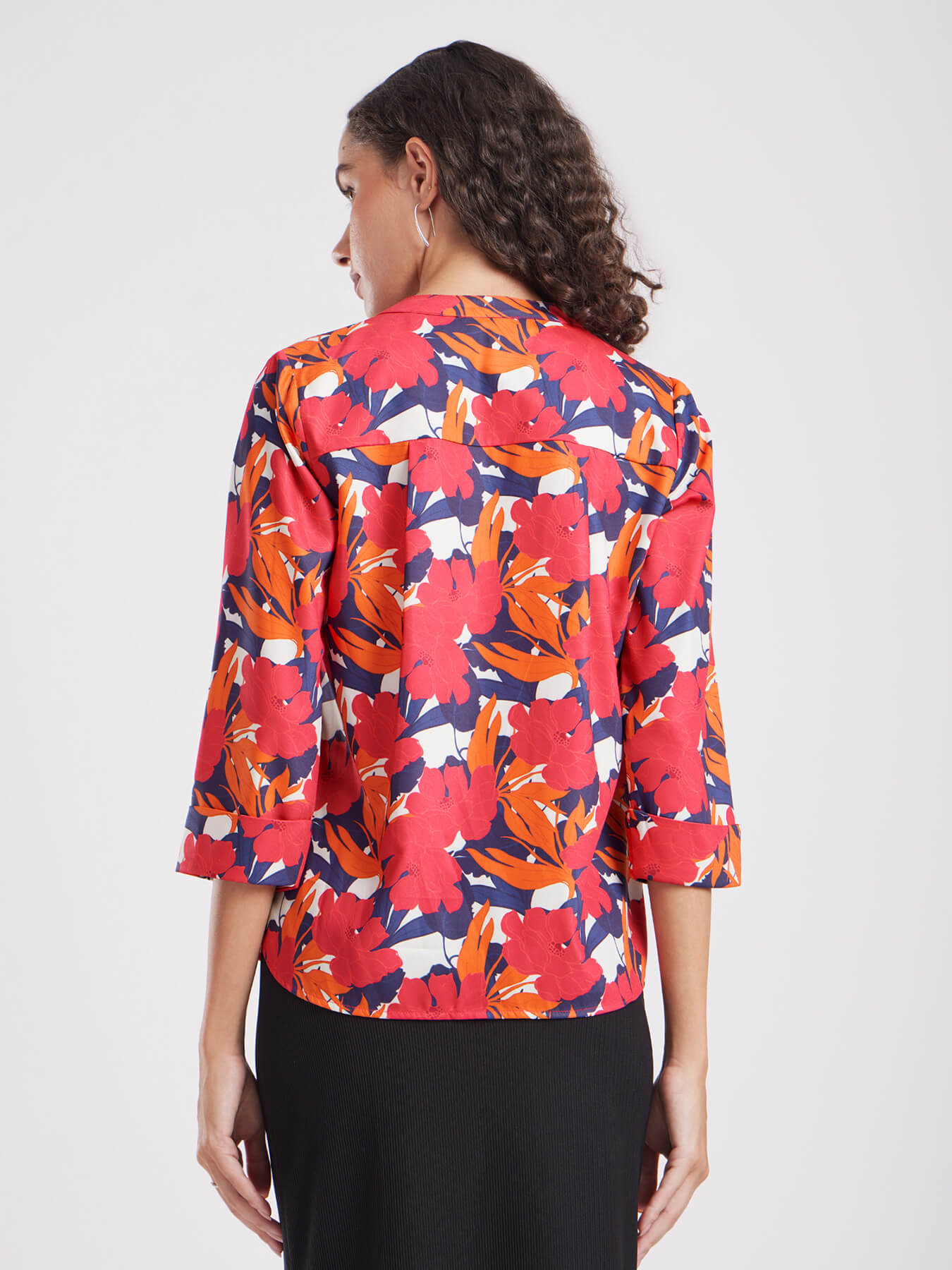 Floral Print Top - Multicolour