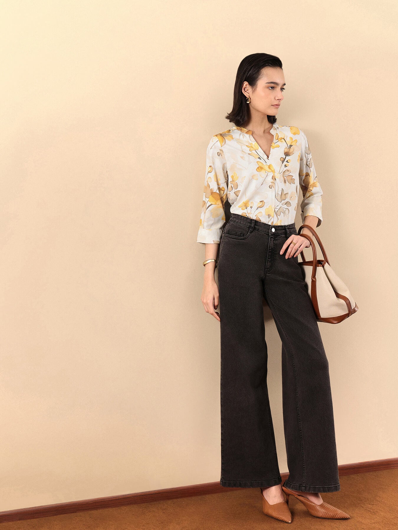 Floral Top - Yellow