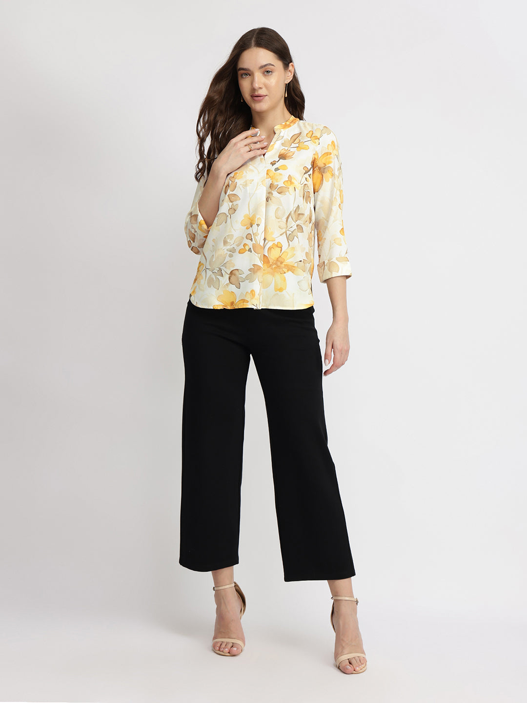 Floral Top - Yellow