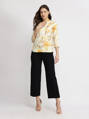 Floral Top - Yellow