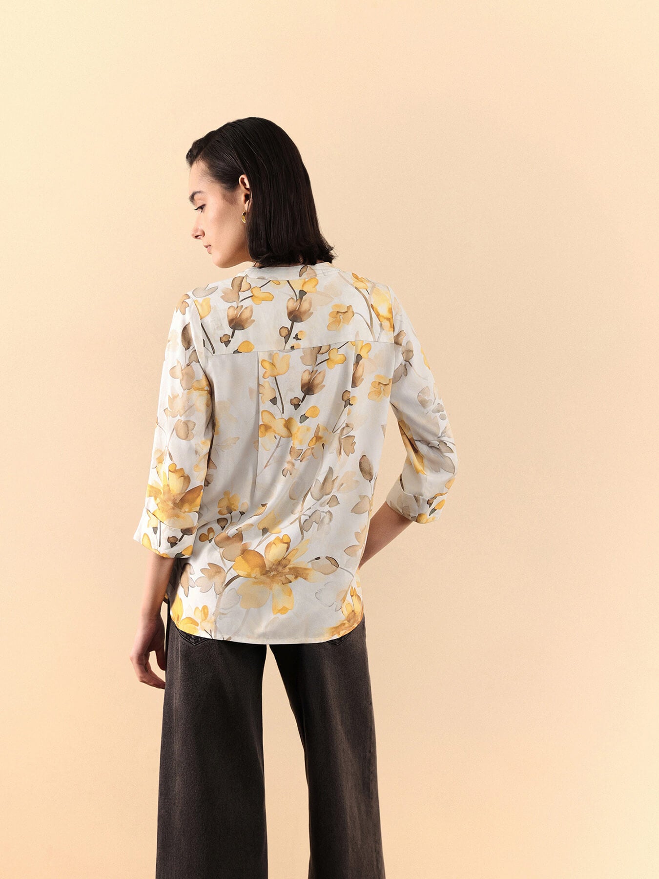 Floral Top - Yellow